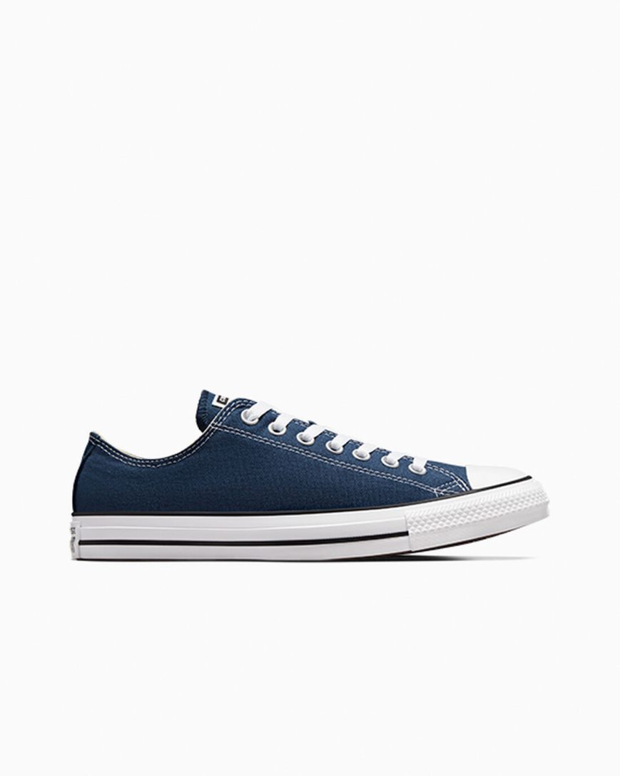 Men\'s Converse Chuck Taylor All Star Classic Low Top Shoes Navy | AU C5934U